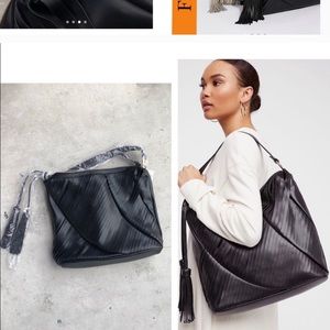 Free People Vegan Black Bag